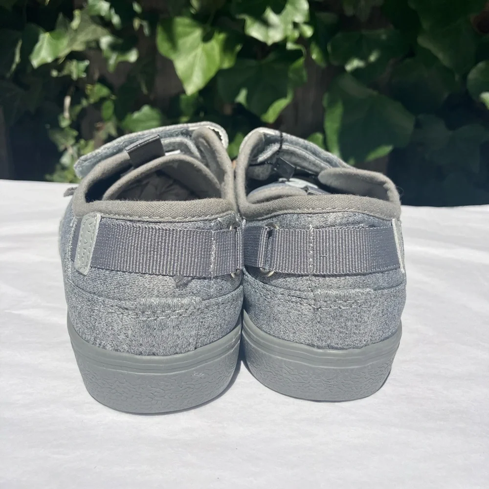 Vlado boys Tommy AC Casual Sneakers shoes no laces gray play‎ outdoor kids new